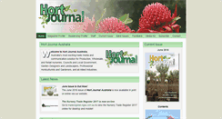 Desktop Screenshot of hortjournal.com.au