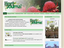Tablet Screenshot of hortjournal.com.au
